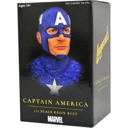 Figura diamond collection marvel comics capitan america legends collection 1 - 2 escala