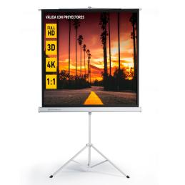 Pantalla trípode proyección 80pulgadas