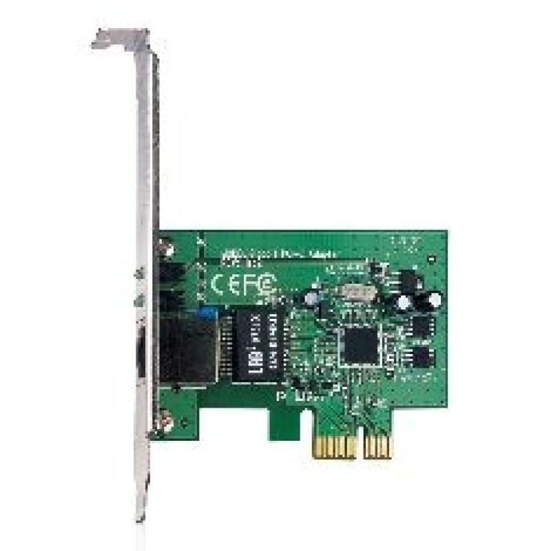 Tarjeta de red ethernet pci - express 10 - 100 - 1000 rj 45 tp - link perfil bajo