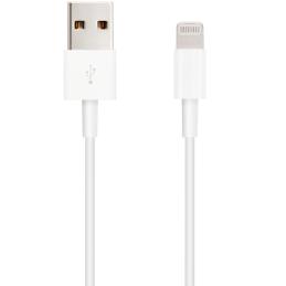 Cable nanocable usb 2.0 a iphone lightning - usb macho macho blanco 2m