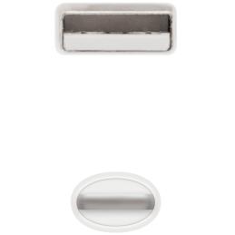 Cable nanocable usb 2.0 a iphone lightning - usb macho macho blanco 2m