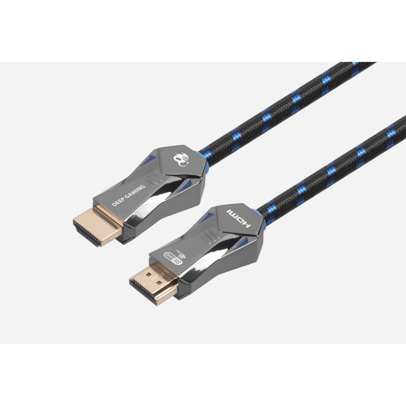 Cable hdmi 2.1 deep gaming 4k - 120hz 8k - 60hz 2m - macho - macho