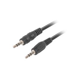 Cable estereo lanberg jack 3.5mm macho - jack 3.5mm macho 2m negro