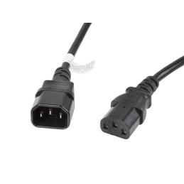 Cable alargador lanberg alimentacion cpu iec320 c13 h - iec320 c14 m vde 3m