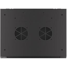 Armario rack lanberg 4u 600x450x279 auto ensamblado 19pulgadas hasta 60 kg negro