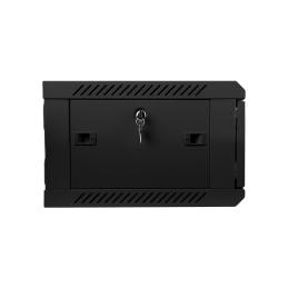 Armario rack lanberg 4u 600x450x279 auto ensamblado 19pulgadas hasta 60 kg negro