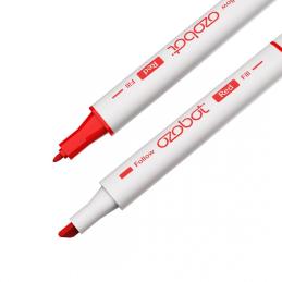 Rotuladores ozobot color code doble punta colores negro rojo azul verde