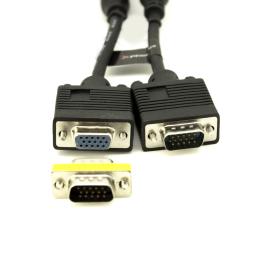 Cable svga d - sub15 de 5 m - m - h con adaptador m - m