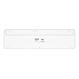 Teclado inalámbrico multidispositivo phoenix k300 blueooth dual y 2.4ghz blanco