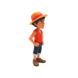 Figura minix one piece monkey d. luffy 12 cm