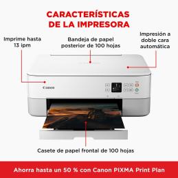 Multifuncion canon pixma ts5351i inyeccion color a4 - 13ppm - wifi - duplex impresion - ppp - blanco