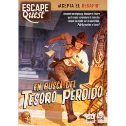 Juego de mesa escape quest 1: en busca del tesoro perdido formato libro pegi 12