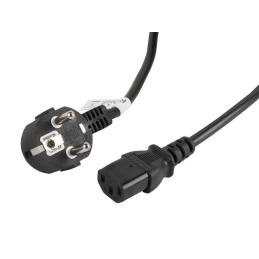 Cable de alimentacion lanberg schuko cee 7 - 7 a iec320 c13 3m