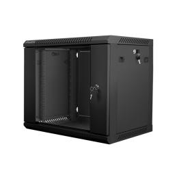 Armario lanberg 9u 600x450x507 auto ensamblado rack 19 hasta 60 kg negro