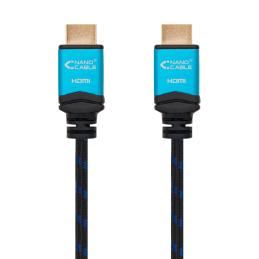 Cable nanocable hdmi v2.0 4k macho - macho negro 1m