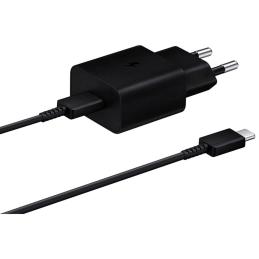 Cargador samsung ep - t1510 usb tipo c negro + cable usb tipo c 15w