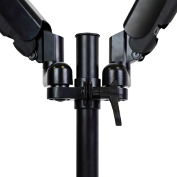 Brazo articulado soporte doble monitor ajustable 27pulgadas vesa 75 x 75 - 100 x 100