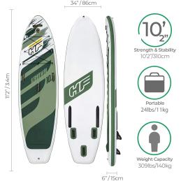 Bestway 65308 - tabla paddle surf hinchable hydro - force kahawai 3 -10m con remo - bomba y bolsa