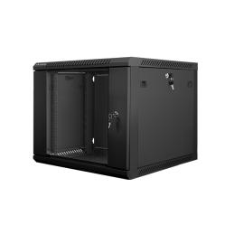 Armario rack lanberg 9u 600x600x501 auto ensamblado 19pulgadas hasta 60 kg negro