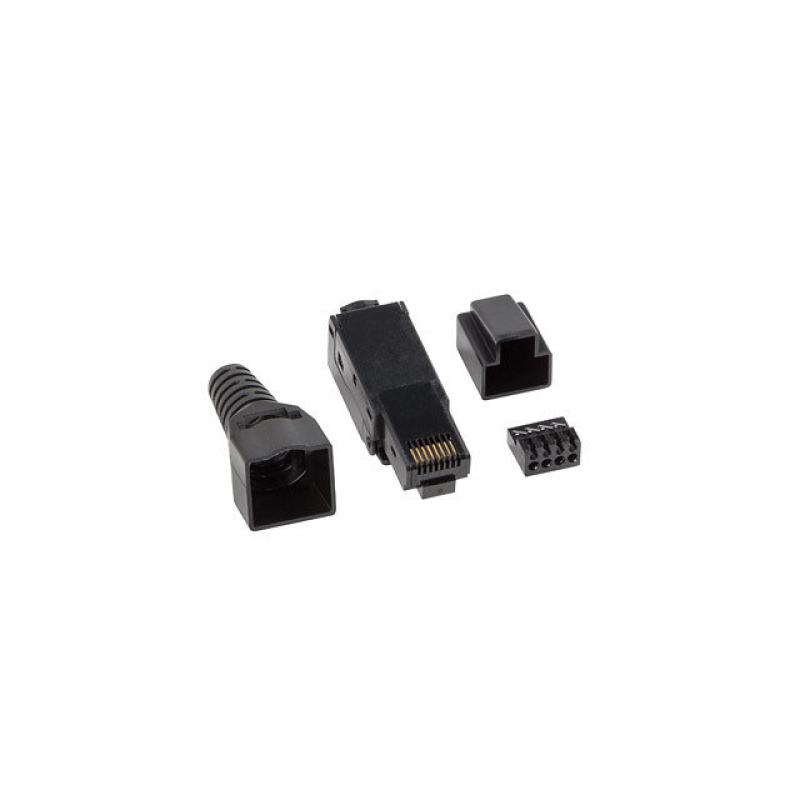 Conector lanberg rj45 cat 6 utp plug 8p8c tool - less
