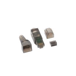 Conector lanberg rj45 cat 6a utp plug 8p8c tool - less