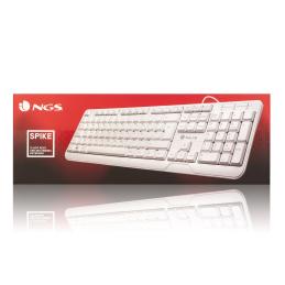 Teclado con cable ngs spike usb