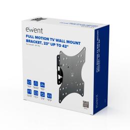 Soporte de pared ewent ew1520 para tv de 23pulgadas - 42pulgadas carga maxima 20kg