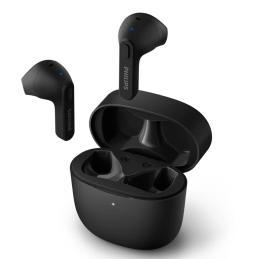Auriculares philips tat2236bk inalambrico negro