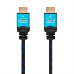 Cable hdmi 2.0 nanocable 4k 0.5m - macho - macho - negro