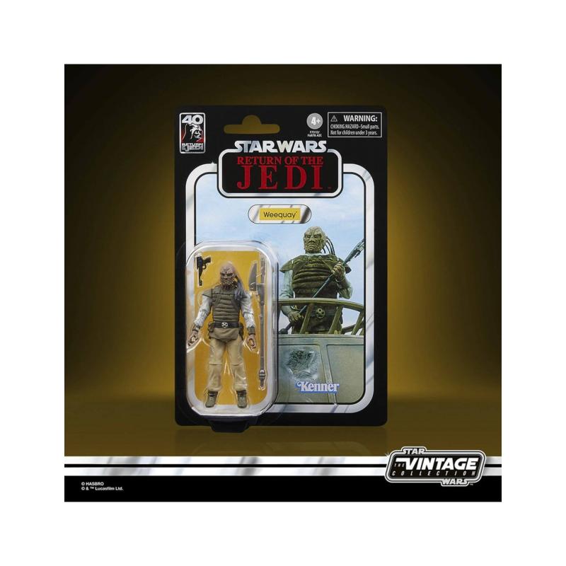 Figura hasbro star wars the vintage collecton el retorno del jedi weequay