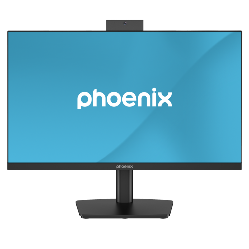 Monitor phoenix visión 24 pro 23.8pulgadas full hd panel ips webcam integrada abatible hdmi + dp altavoces integrados