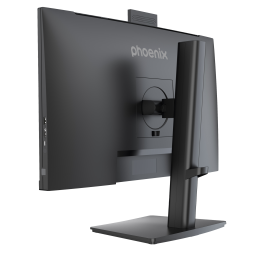 Monitor phoenix visión 24 pro 23.8pulgadas full hd panel ips webcam integrada abatible hdmi + dp altavoces integrados