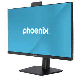 Monitor phoenix visión 24 pro 23.8pulgadas full hd panel ips webcam integrada abatible hdmi + dp altavoces integrados