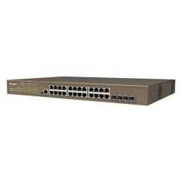 Switch ip - com g5328p - 24 - 410w 24 puertos poe gestionable