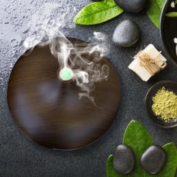 Humidificador phoenix zeno2 400 ml marron oscuro con control remoto