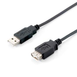 Cable equip alargo usb 2.0 tipo a macho - hembra 1.8m
