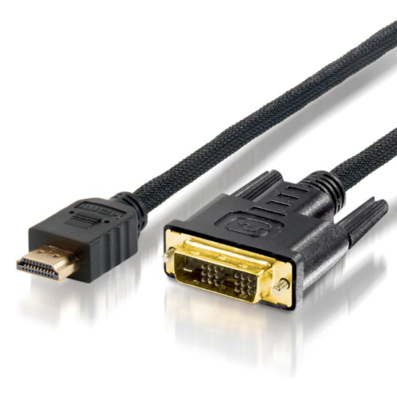 Cable hdmi equip macho a dvi macho 3m