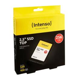 Disco duro interno solido ssd intenso top performance 256gb 2.5pulgadas sata3