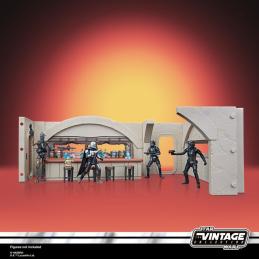 Set nevarro cantina + figura hasbro 9 -5 cm death trooper the mandalorian star wars vintage f39025