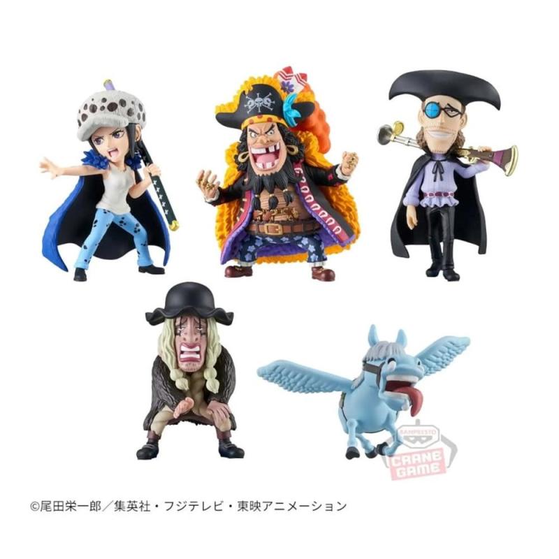 One piece world collectable figure - trafalgar.law vs blackbeard pirates - 1 unidad aleatoria