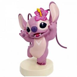Figura enesco disney lilo y stitch - angel con flor