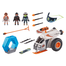 Playmobil espias spy team planeador de nieve
