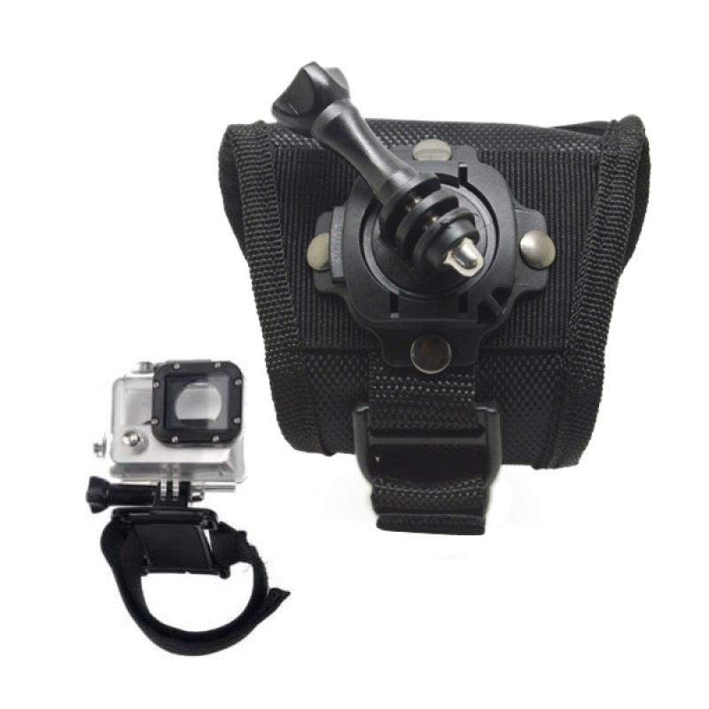 Accesorio soporte muñeca ajustable con rotacion velcro de 360 phoenix para camaras sport & gopro hero 4 - 3+ - 3 - 2 - 1 de colo