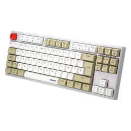 Teclado gaming royal pbt mecanico blanco