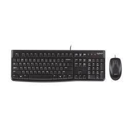 Teclado + mouse logitech mk120 optico usb 2.0 negro ingles uk