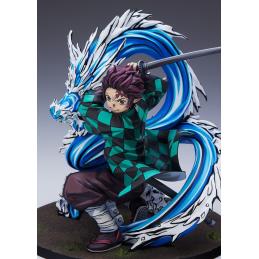 Estatua aniplex demon slayer kimetsu no yaiba tanjiro kamado 1 - 8 ver.19 cm