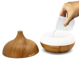 Humidificador phoenix zeno2 400 ml madera con control remoto