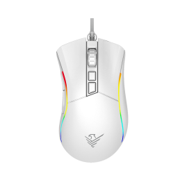 Ratón phoenix gaming void 12000 dpi de alto rendimiento blanco rgb usb configurable