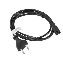 Cable lanberg de alimentacion ocho cee 7 - 16 a iec320 c7 euro (radio) negro 1.8 m