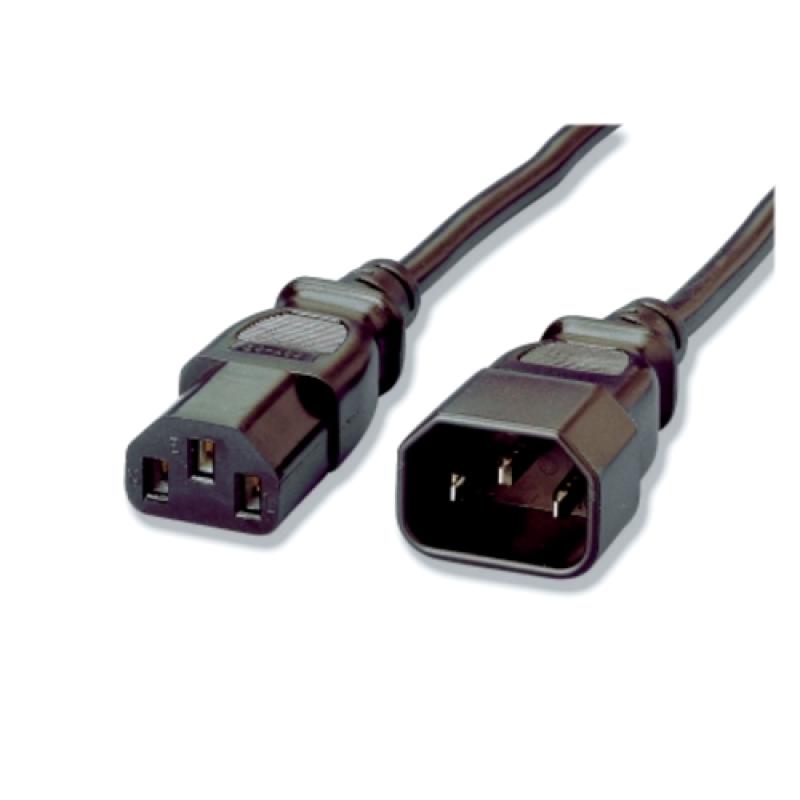 Cable alargo alimentacion equip iec macho - hembra 1.8m